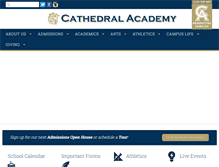 Tablet Screenshot of cathedralacademy.com